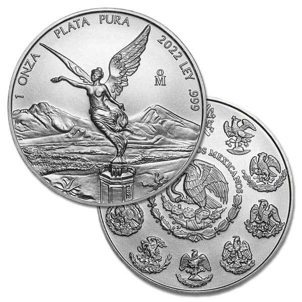 2022 Mexican Libertad - 1 Troy Oz, .999 Pure Silver