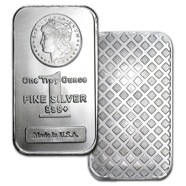 Buy 1 oz Silver Bar .999 Fine Silver