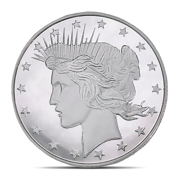 Peace Silver Round - 1 Troy Ounce, .999 Pure