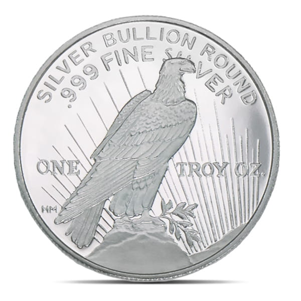 Peace Silver Round - 1 Troy Ounce, .999 Pure