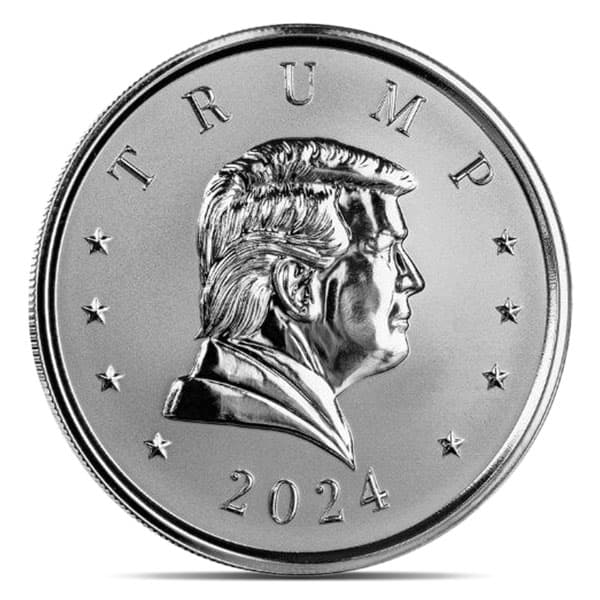 Trump 2024 - 1 Oz Silver Presidential Medal, .9999 Pure