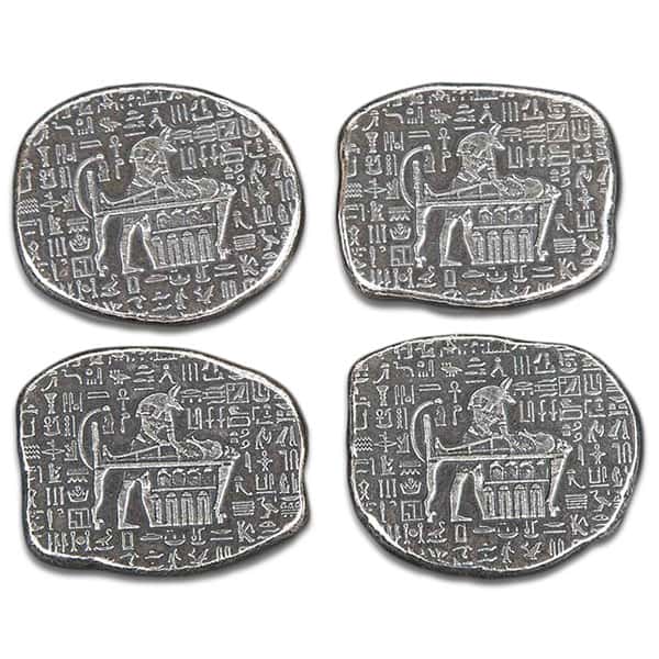 Egyptian Anubis 1 Oz Silver Relic BAR - .999 Pure