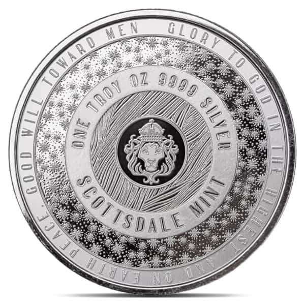 Bethlehem Nativity Silver Round - 1 Troy Ounce, .999 Pure