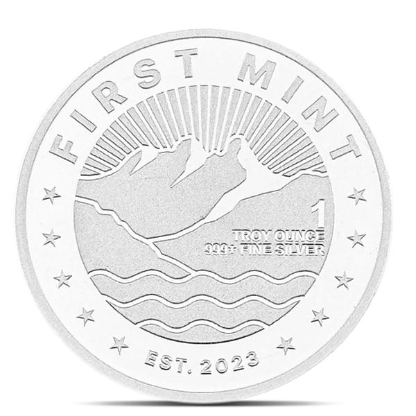 First Majestic Silver Round - 1 Troy Ounce, .999 Pure