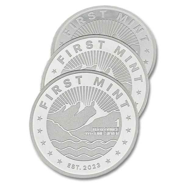 First Majestic Silver Round - 1 Troy Ounce, .999 Pure