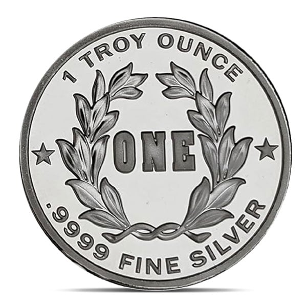 Holiday / Snowman Silver Round - 1 Troy Ounce, .999 Pure