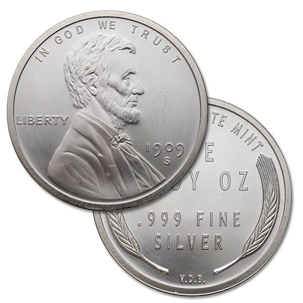 Round Pure 1oz-silver-round-random-design
