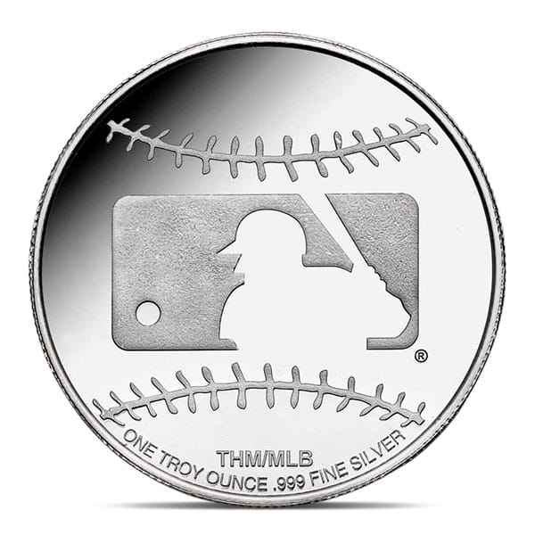 Reds 1 Oz Colorized MLB Silver Round in Capsule w/ Box - .999 Pure
