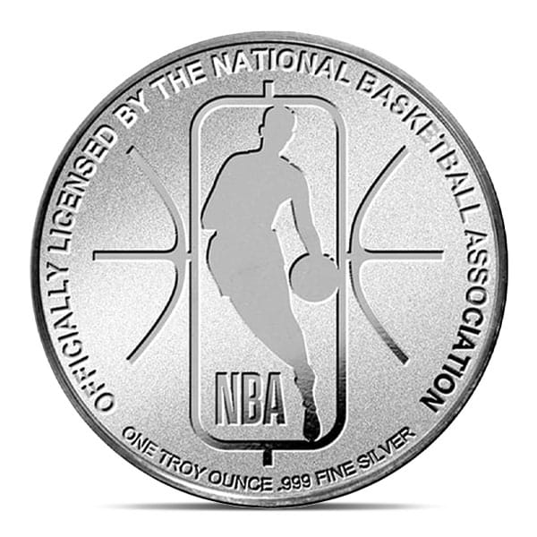 NBA Legend Series: Michael Jordan 1 Oz Colorized Silver Round in