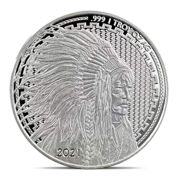 Asahi Liberty Trade Buffalo Round - .999 Pure Silver, 1 Troy Oz