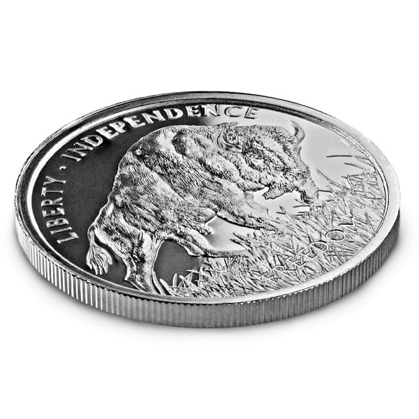 PAMP Suisse Buffalo Silver Round - 1 Troy Ounce, .999 Pure