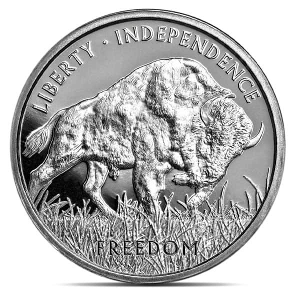 PAMP Suisse Buffalo Silver Round - 1 Troy Ounce, .999 Pure