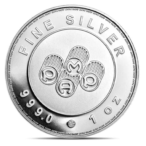 PAMP Suisse Buffalo Silver Round - 1 Troy Ounce, .999 Pure