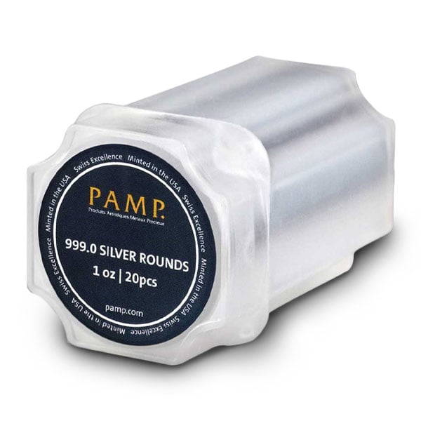 PAMP Suisse Buffalo Silver Round - 1 Troy Ounce, .999 Pure