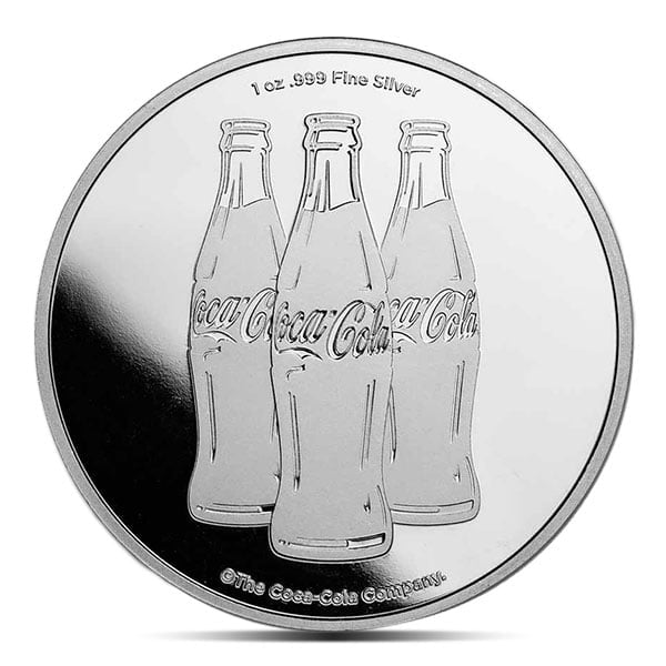 Coca-Cola Silver Round - 1 Troy Ounce, .999 Pure