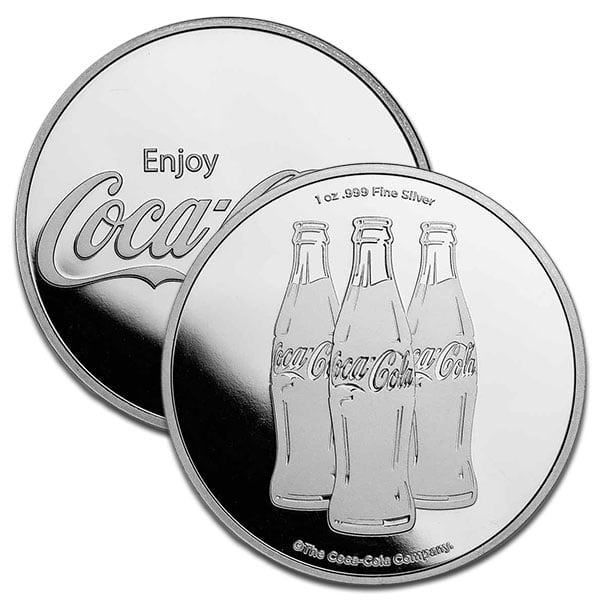 Coca-Cola Silver Round - 1 Troy Ounce, .999 Pure