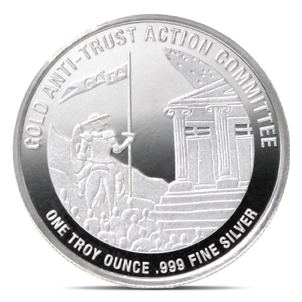 GATA Silver Round - 1 Troy Ounce, .999 Pure