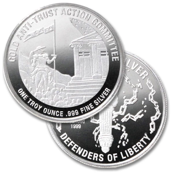 GATA Silver Round - 1 Troy Ounce, .999 Pure