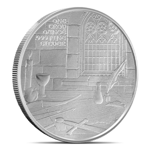 Medieval Legends William Tell Silver Round - 1 Troy Ounce, .999 Pure
