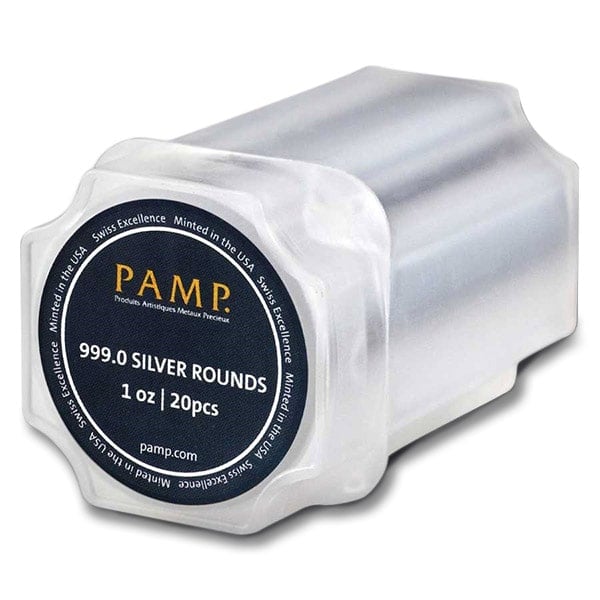PAMP Suisse Silver Round - 1 Troy Ounce, .999 Pure