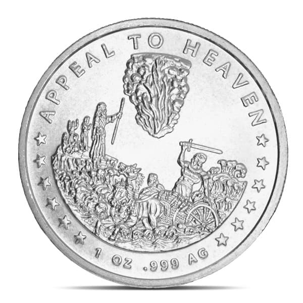 Praised Be Jesus Round - .999 Pure Silver, 1 Troy Oz
