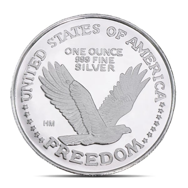 Standing Liberty Silver Round - 1 Troy Ounce, .999 Pure