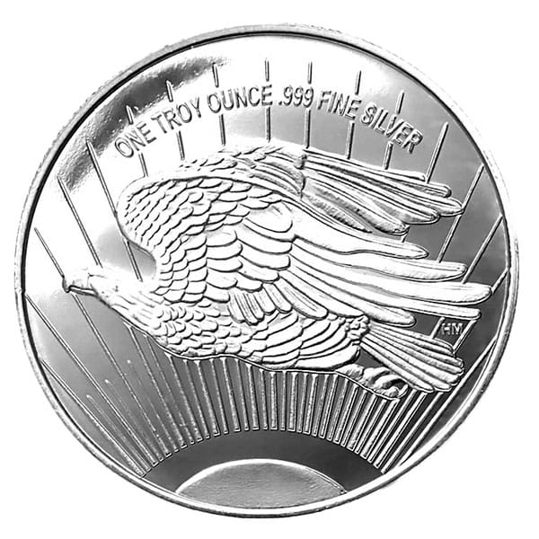 St. Gaudens Silver Round - 1 Troy Ounce, .999 Pure