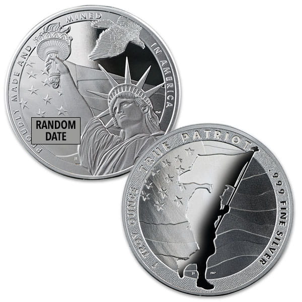 True Patriot 1 Oz Silver Round