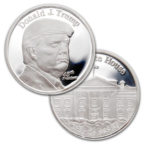 President Trump 1 Oz Silver Round