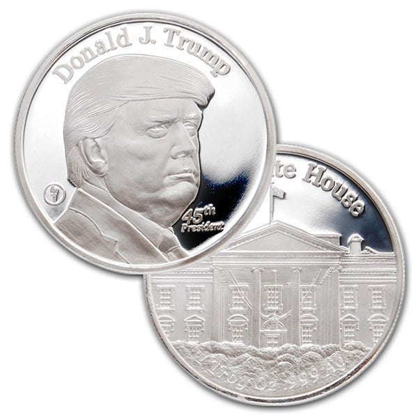 President Trump 1 Oz Silver Round