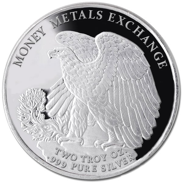 2 oz Walking Liberty Silver Round