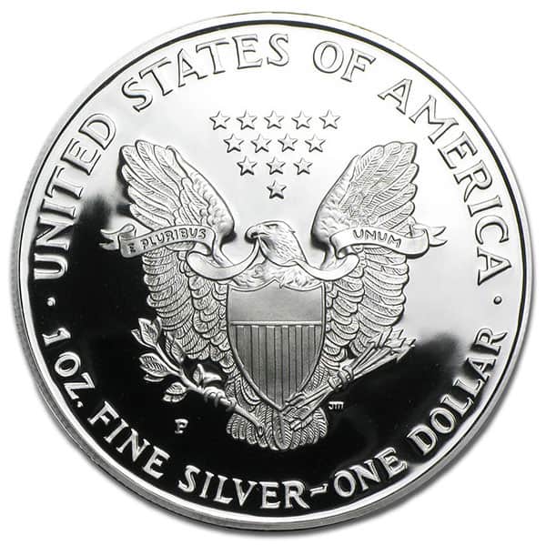 2000 Proof Silver American Eagle - 1 Troy Oz .999 Pure