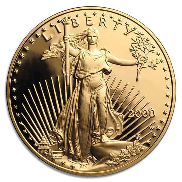 2000 Proof Gold American Eagle - 1 Troy Oz