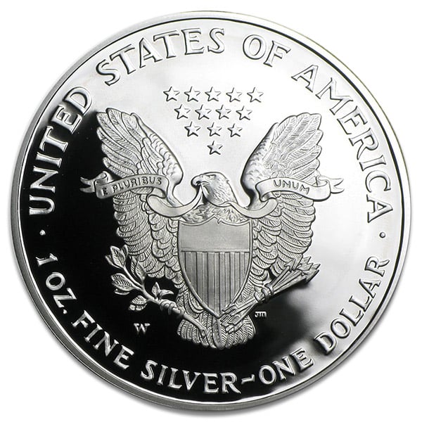 2002 Proof Silver American Eagle - 1 Troy Oz .999 Pure