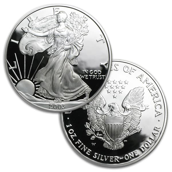 2003 Proof Silver American Eagle - 1 Troy Oz .999 Pure