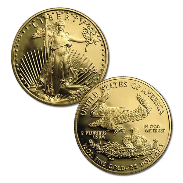 2004 Proof Gold Eagle Set (1 oz, 1/2-oz, 1/4-oz & 1/10-oz)