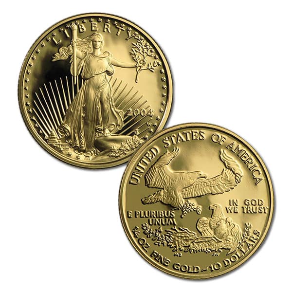 2004 Proof Gold Eagle Set (1 oz, 1/2-oz, 1/4-oz & 1/10-oz)