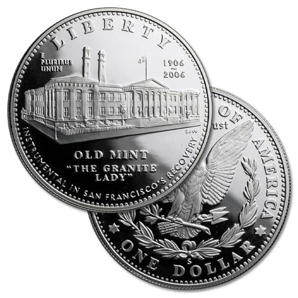 コレクション 2006 S $1 OLD SAN FRANCISCO MINT MS 70 2006-S $1 San Francisco Old Mint (Regular Strike) Modern