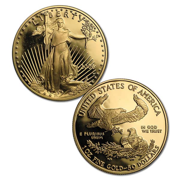 2006 Proof Gold Eagle Set (1 oz, 1/2-oz, 1/4-oz & 1/10-oz)