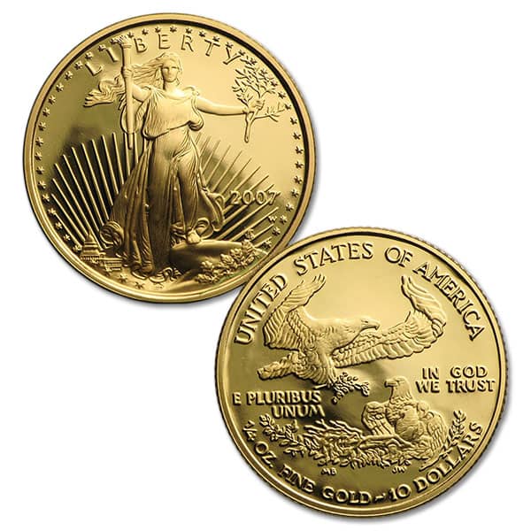 2007 Proof Gold Eagle Set (1 oz, 1/2-oz, 1/4-oz & 1/10-oz)