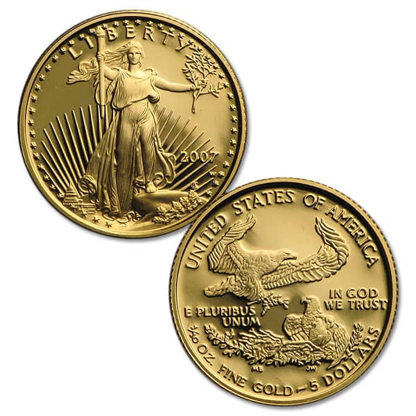 2007 Proof Gold Eagle Set (1 oz, 1/2-oz, 1/4-oz & 1/10-oz)