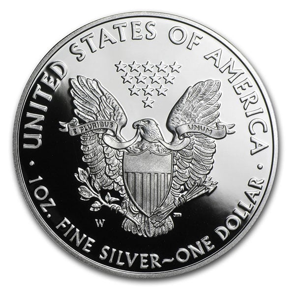 2008 Proof Silver American Eagle - 1 Troy Oz .999 Pure