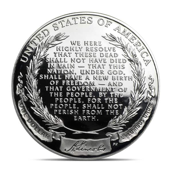 2009-P Abraham Lincoln $1 Silver Commemorative Proof Coin (in