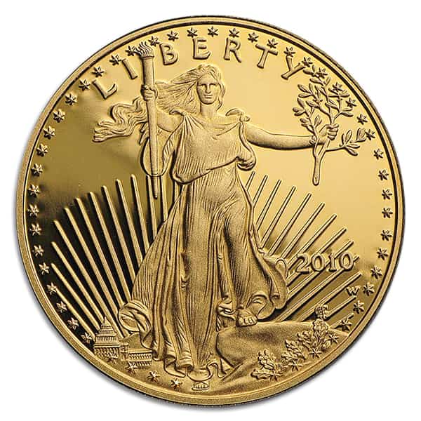 2010 Proof Gold American Eagle - 1 Troy Oz