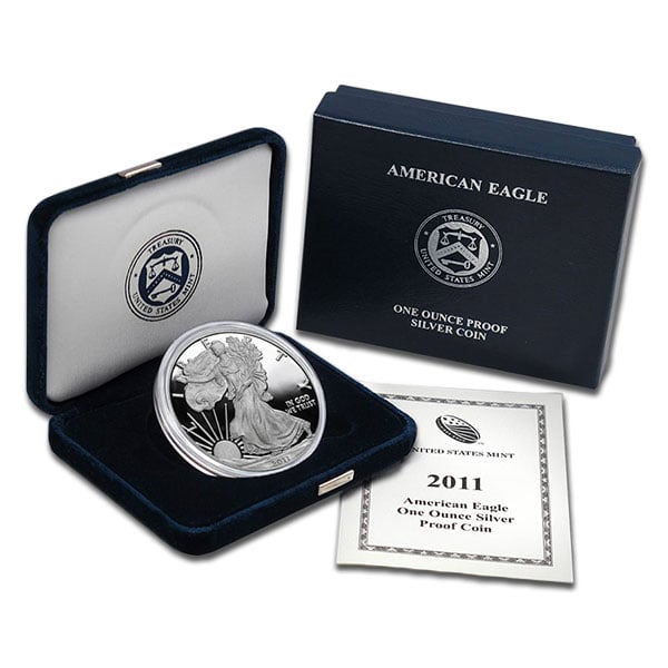 2011 Proof Silver American Eagle - 1 Troy Oz .999 Pure