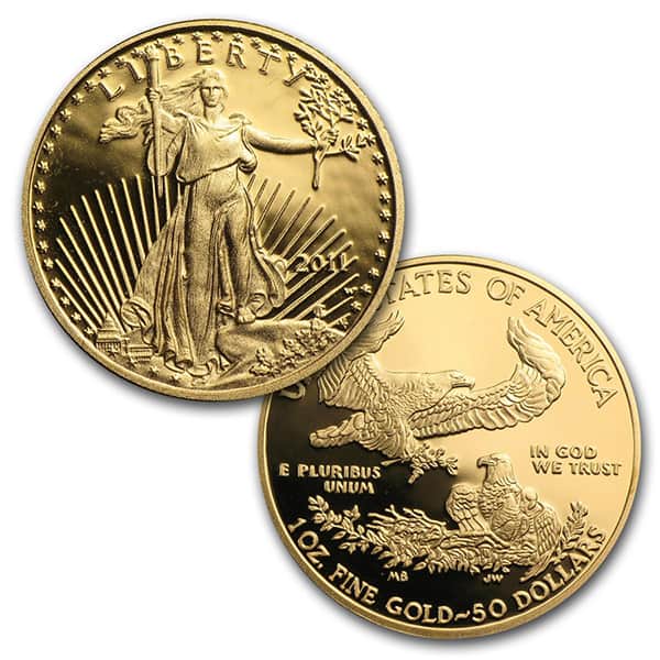 2011 Proof Gold Eagle Set (1 oz, 1/2-oz, 1/4-oz & 1/10-oz)