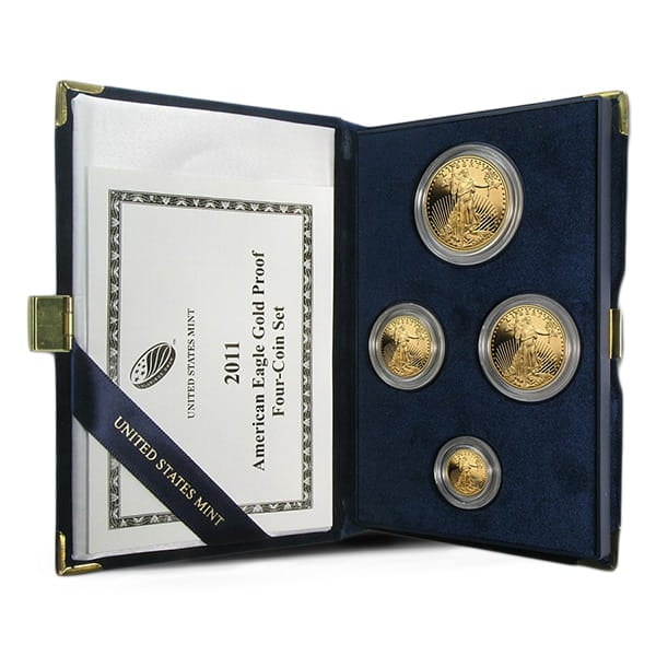 2011 Proof Gold Eagle Set (1 oz, 1/2-oz, 1/4-oz & 1/10-oz)