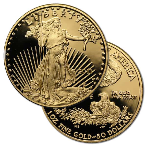 2011 Proof Gold American Eagle - 1 Troy Oz