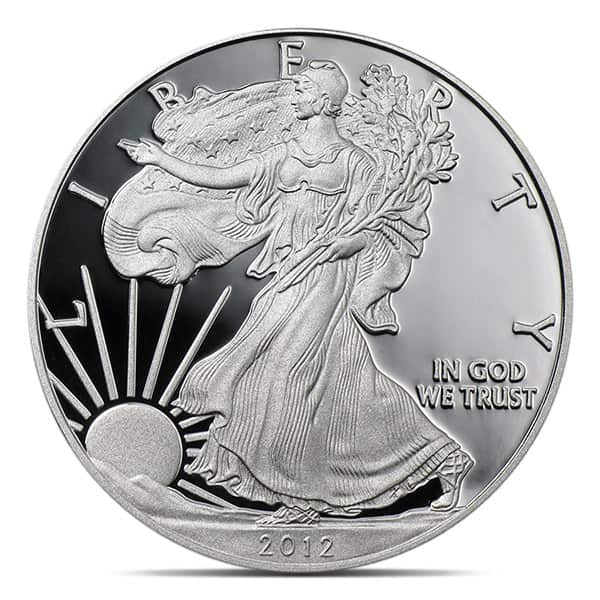 2012 Proof Silver American Eagle - 1 Troy Oz .999 Pure