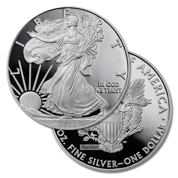 2012 Proof Silver American Eagle - 1 Troy Oz .999 Pure